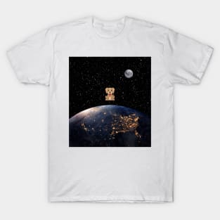Dog in space T-Shirt